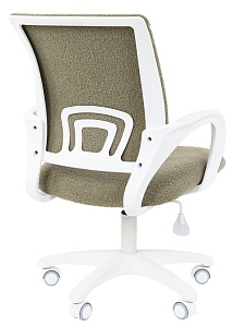 Детское компьютерное кресло CHAIRMAN KIDS 103 LT, ткань букле barni, оливка, пластик белый